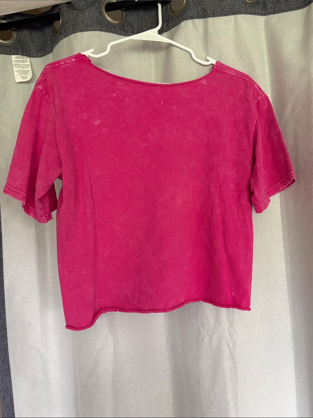Barbie Hot Pink V-Neck Logo Tee - Picture 2 of 2